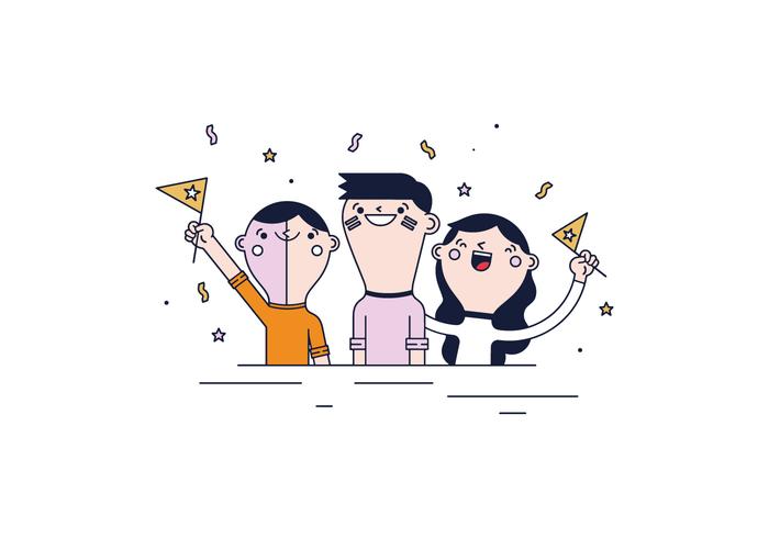 Free Sport Fans Vector Free Sport Fans Vector