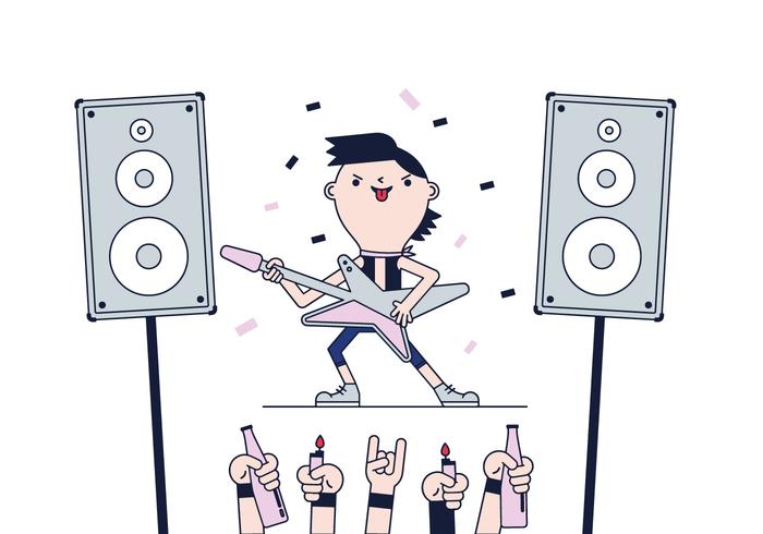 Free Rock Star Vector