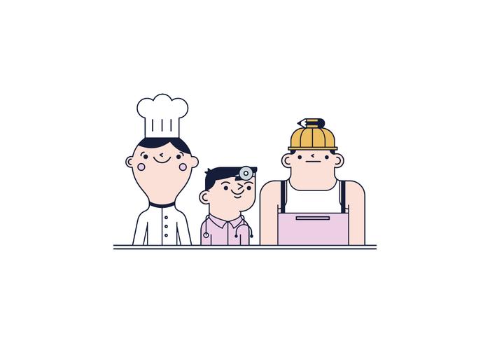 Free Laborer Character Vectors Free Laborer Character Vectors