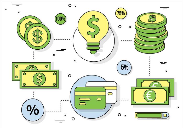 Free Flat Design Vector Business Elements