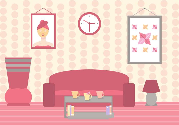 Beauty Clinic Waiting Room Vector Beauty Clinic Waiting Room Vector