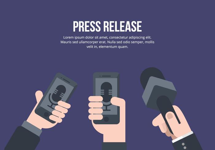 Press Release Illustration vector