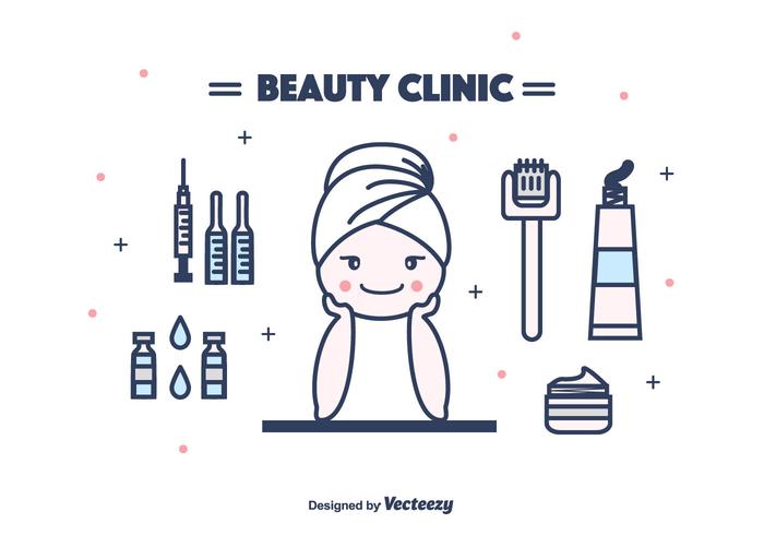 Cosmetology Equipment Vector