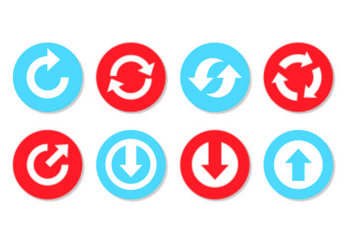 Set Of Update Icons vector