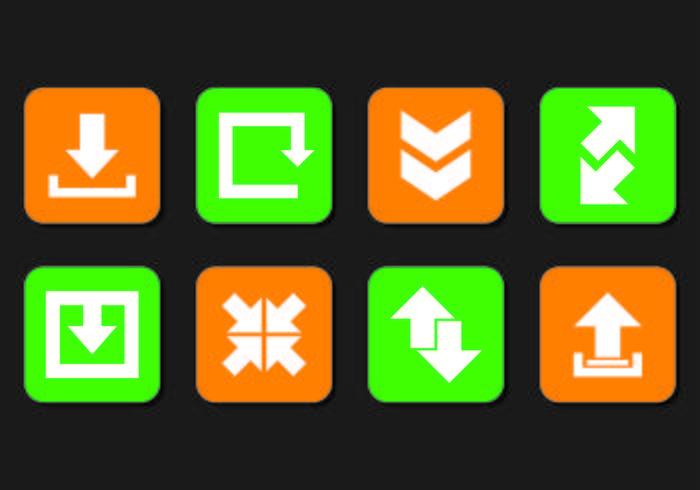 Conjunto de iconos de actualización vector