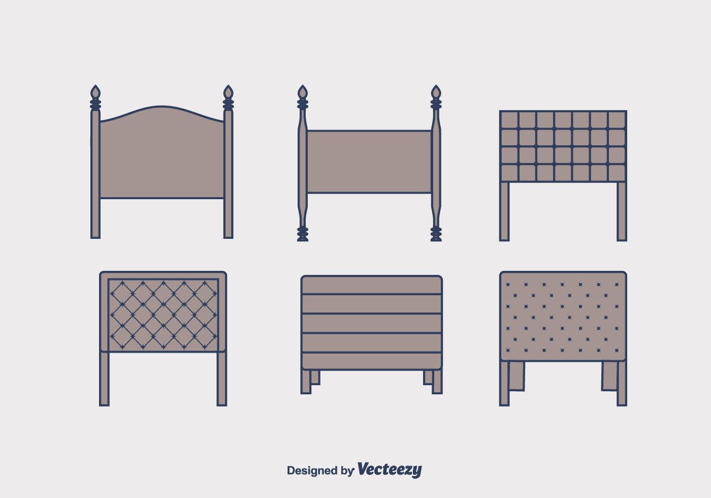 Headboard Vector Set 150548 Vector Art at Vecteezy