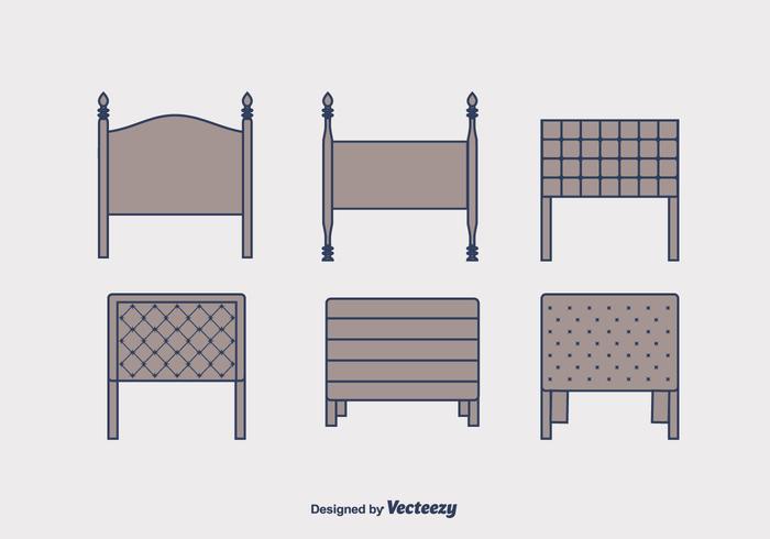 Headboard Vector Set Headboard Vector Set