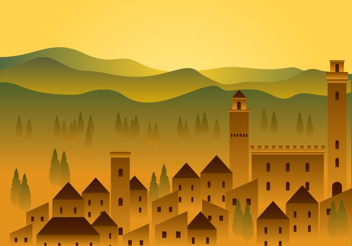 Casa Toscana Campos Vector Libre