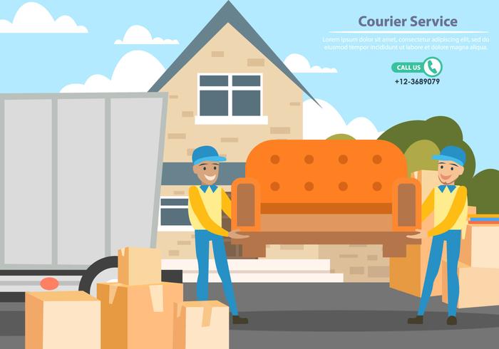 Delivery Man Services vector