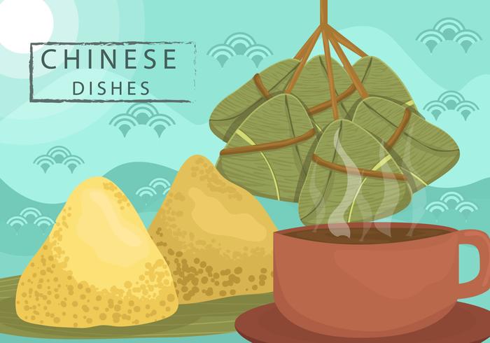 Chinese Dumplings Vector