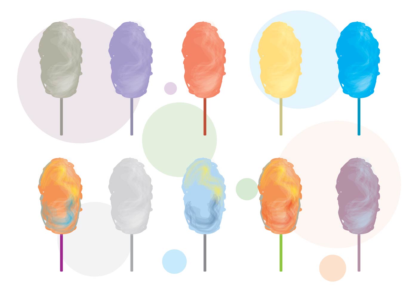 Candy Floss Vector Variant 150641 Vector Art at Vecteezy