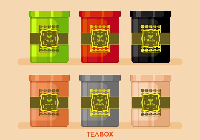 Tea Box Vector