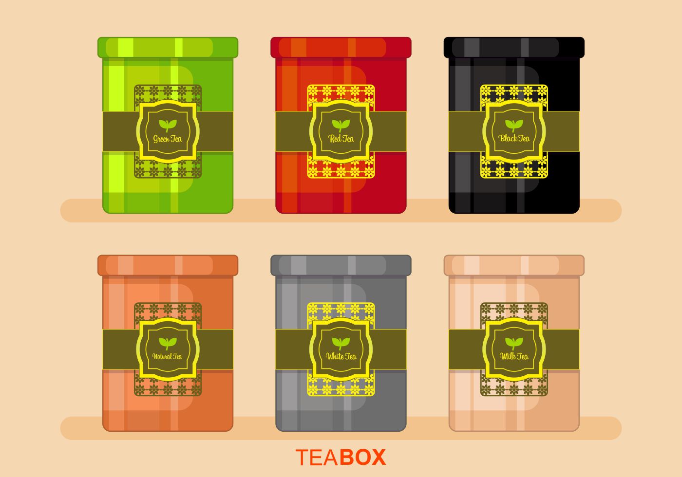 Tea Box Vector 150690 Vector Art at Vecteezy
