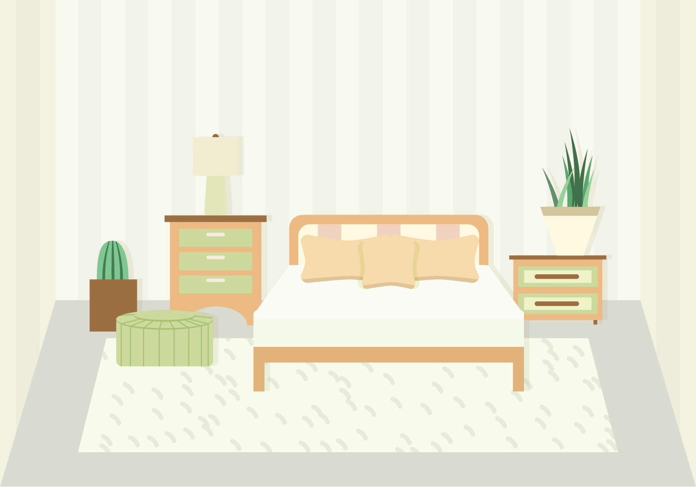 Bedroom Vector Illustration 150736 Vector Art at Vecteezy