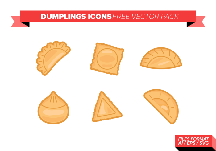 Dumplings Icons Free Vector Pack Dumplings Icons Free Vector Pack