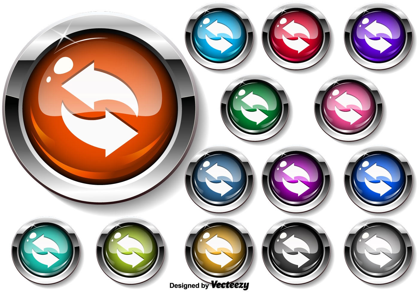 Download Vector Update Icon Buttons 150853 Vector Art at Vecteezy