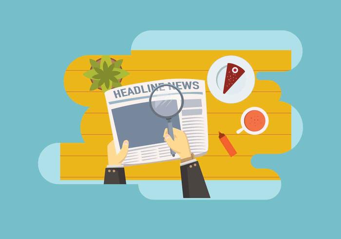 Free Searching With Lupa Illustration vector