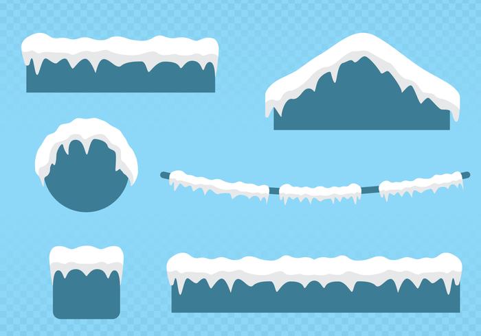 Snow On The Roof vector