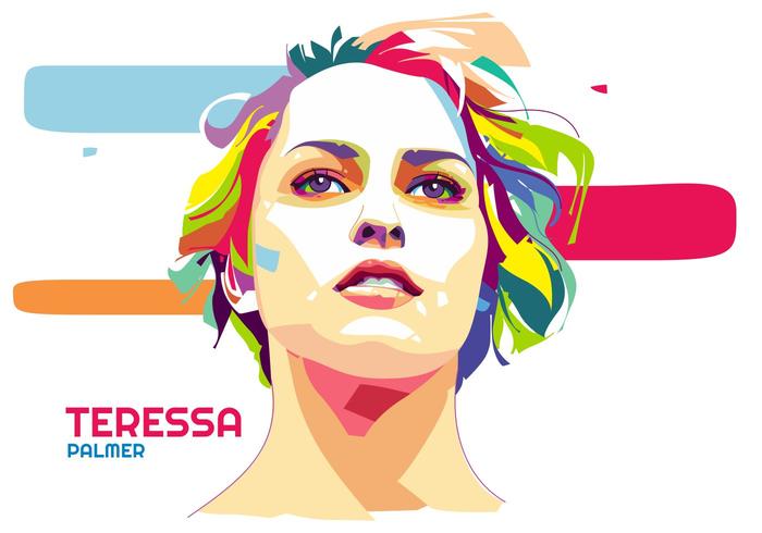 Teressa Palmer Vector Popart 