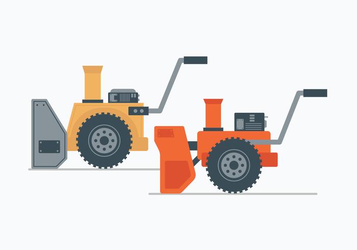 Snow Blower Illustration Snow Blower Illustration