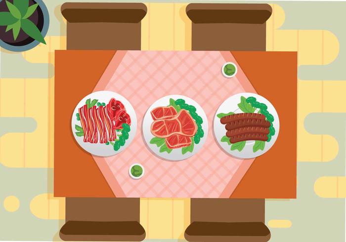 Free Charcuterie Ver De La Ilustración Superior vector