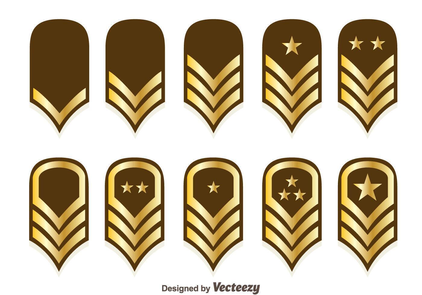 Marine Corps Rank Emblem Vectors