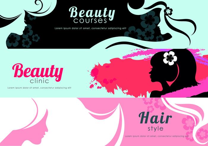 Beauty Flyer Banner Vectors Beauty Flyer Banner Vectors