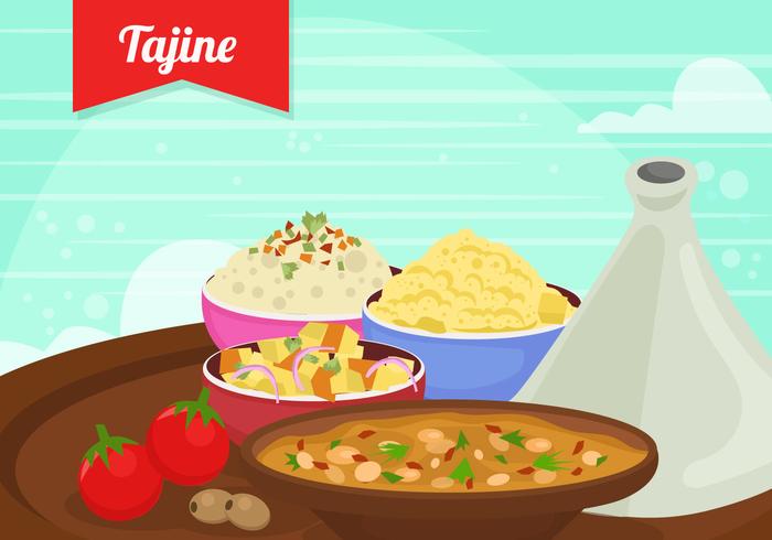 Tajine Marocco Food vector