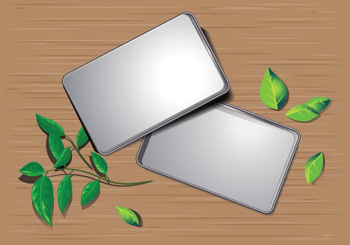 Empty Metal Tin Can vector