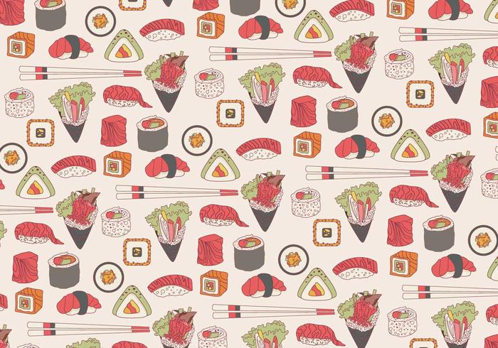 Temaki Pattern Vector