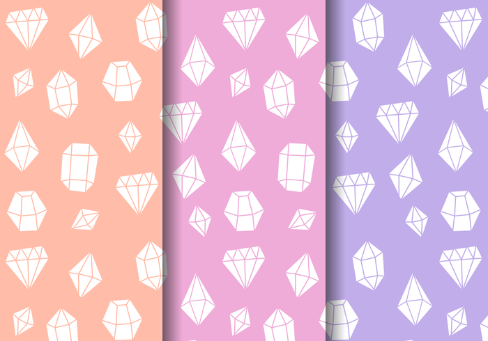 Free Sparkly Gems Pattern vector