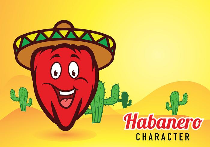 Habanero Mascot Vector