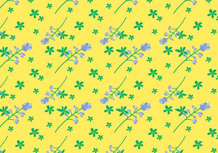 Bluebonnet Flower Pattern vector