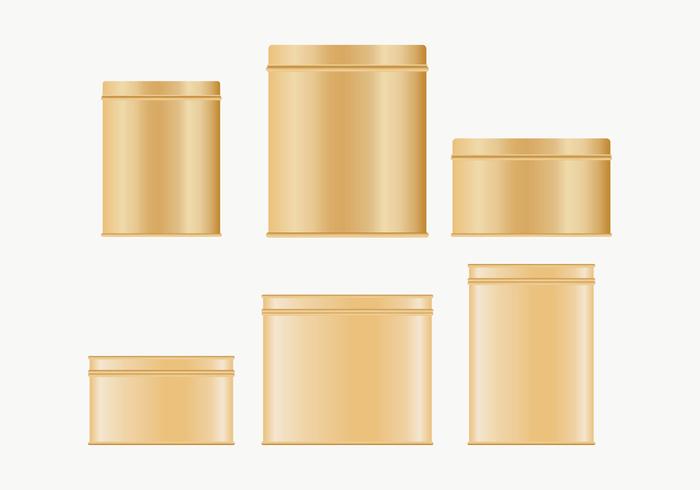 Tin Box Collection vector