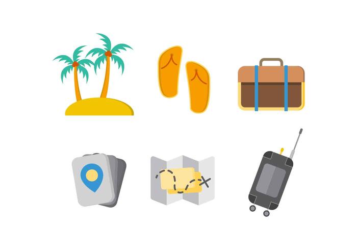 Vectores Icono Turismo Ornamentales Gratis