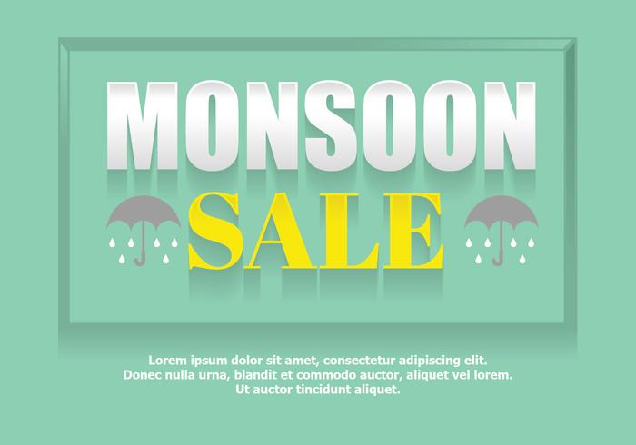 Monsoon sale poster Monsoon sale poster
