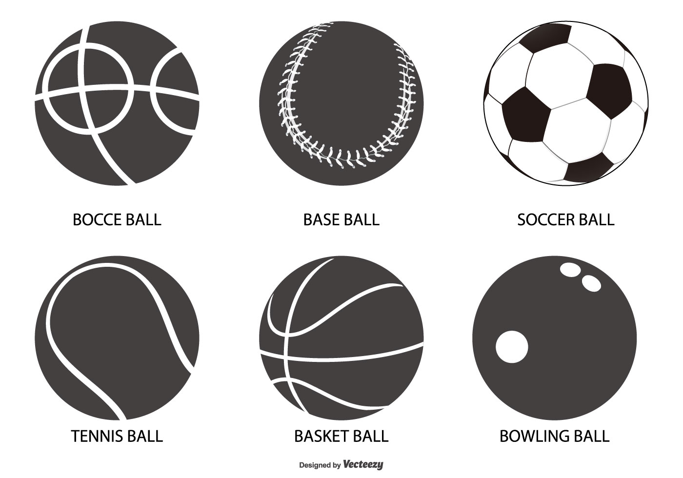 Sport Ball Shapes Collection 151192 Download Free Vectors, Clipart
