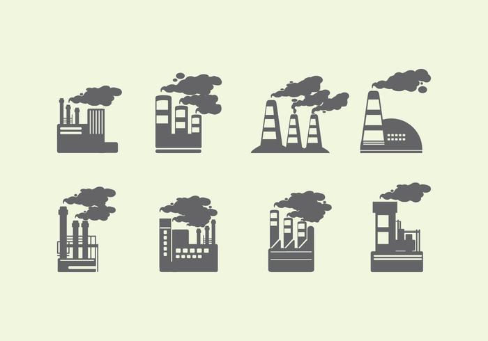 Smoke Stack Icon vector