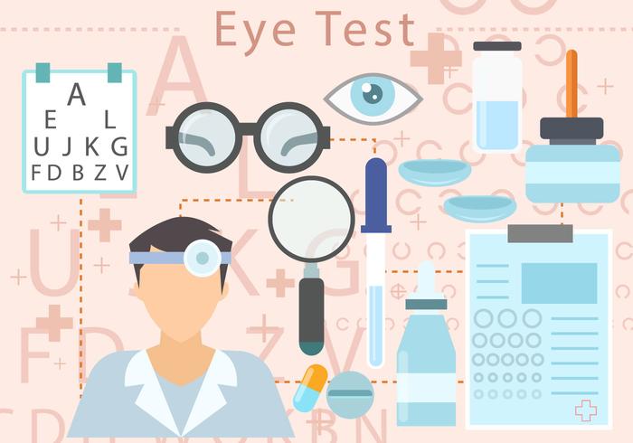 Vector de Prueba de Ojo