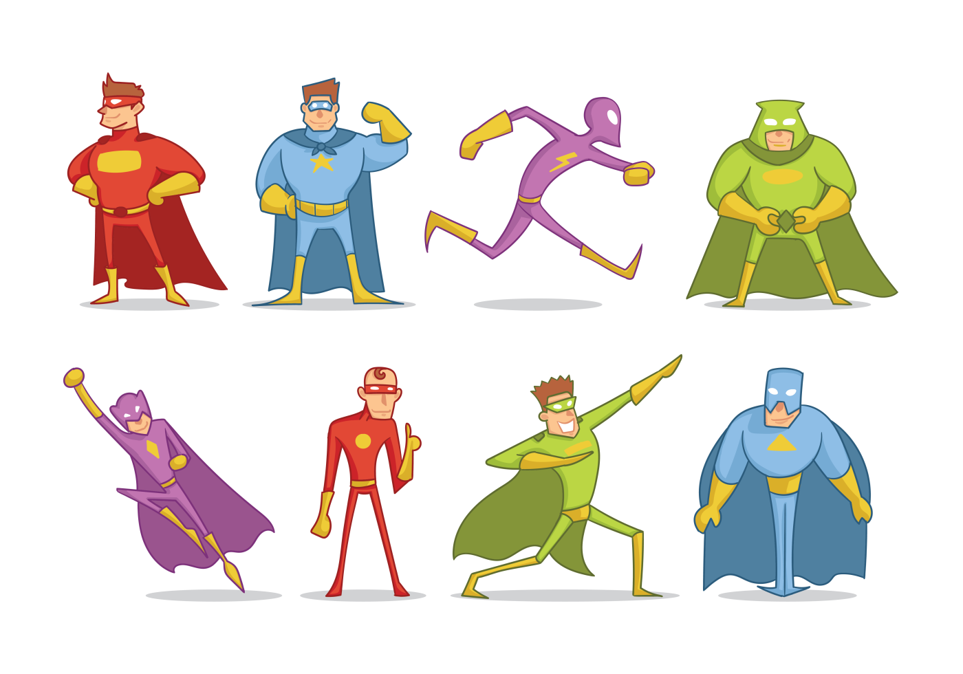 Super Heroes Cartoon Vector 151313 Vector Art at Vecteezy Super Heroes Cartoon Vector 151313 Vector Art at Vecteezy