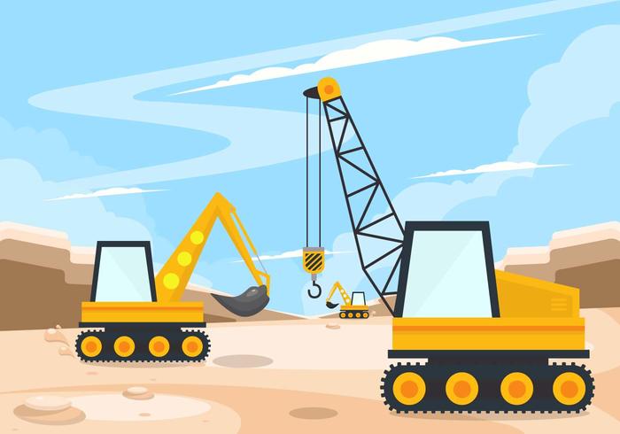 Heavy Equipment Vector