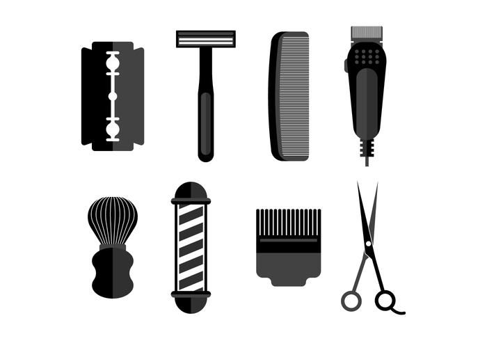 Libre Shaver Vector Iconos