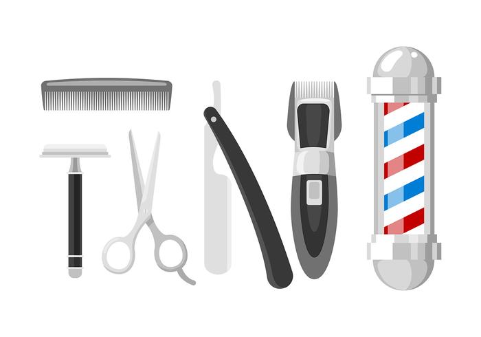 Shaver Set Free Vector