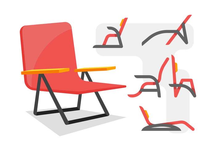 Free Unique Lawn Chair Vectors