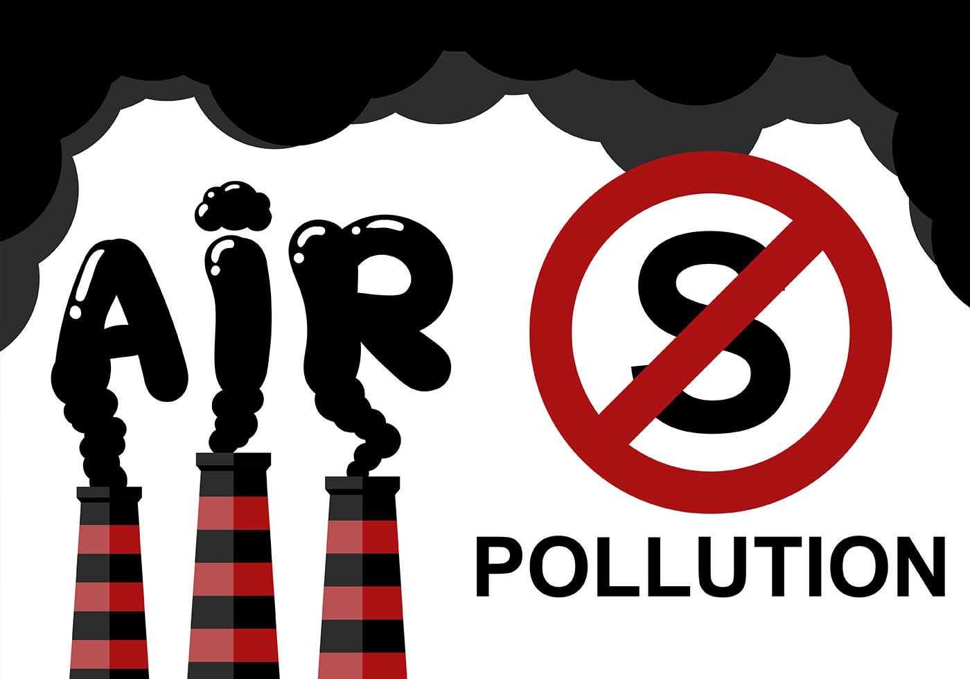 Stop Air Pollution Signs