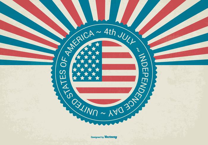 Retro Independence Day Background Retro Independence Day Background