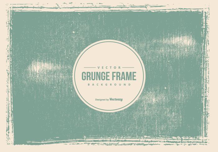 Old Grunge Frame Background vector