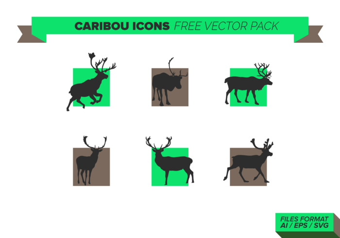 Caribou Icons Free Vector Pack Caribou Icons Free Vector Pack