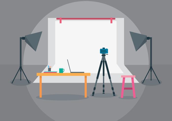 Photo Studio Illustration vector