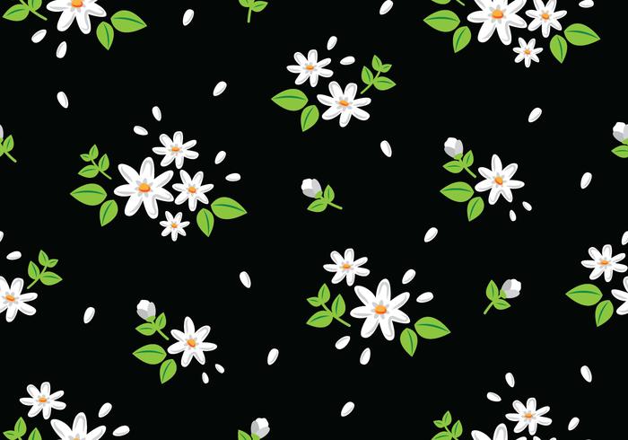 Patrón floral sin costuras vector